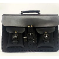 PGL Briefcase - Smooth Leather, legal size, assorted colors