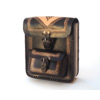 MCD, Shoulder bag briefcase - Embossed Leather, letter size, assorted colors
