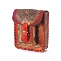 MMD, Shoulder bag briefcase - Embossed Leather, letter size, assorted colors