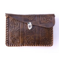 MYC, Shoulder Bag - Embossed Leather, YEO design, assorted colors