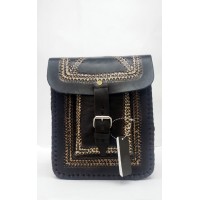 MRD, Shoulder bag briefcase - Embossed Leather, Rene 38 design, large, assorted colors