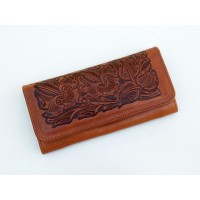 BAI, Women's Tooled Leather Wallet, Itzel Design